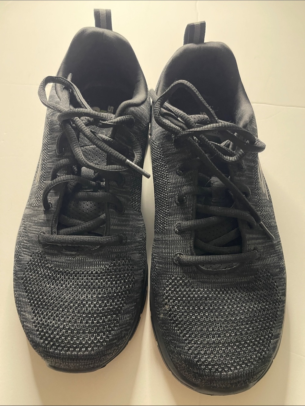 Skechers Black Wide Fit Memory Foam